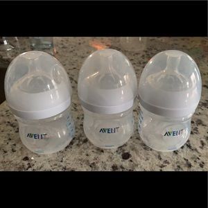 3 Avent Bottles